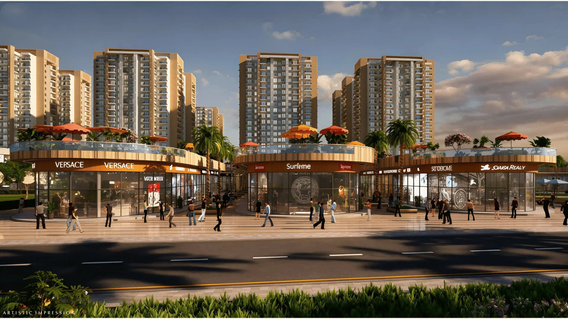 Ganga Swarnim Sector 5 Sohna commercial shops